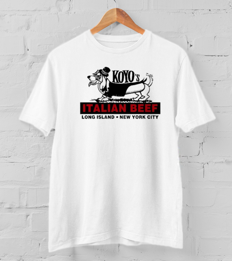 Koyo's Italian Beef Long Island New York City Dog T-Shirt