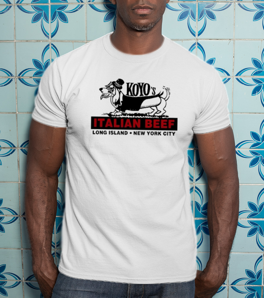 Koyo's Italian Beef Long Island New York City Dog T-Shirt