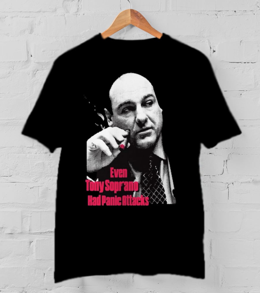 Even Tony Soprano Had Panic Attacks Iconic Image T-Shirt