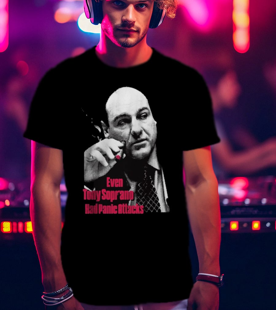 Even Tony Soprano Had Panic Attacks Iconic Image T-Shirt