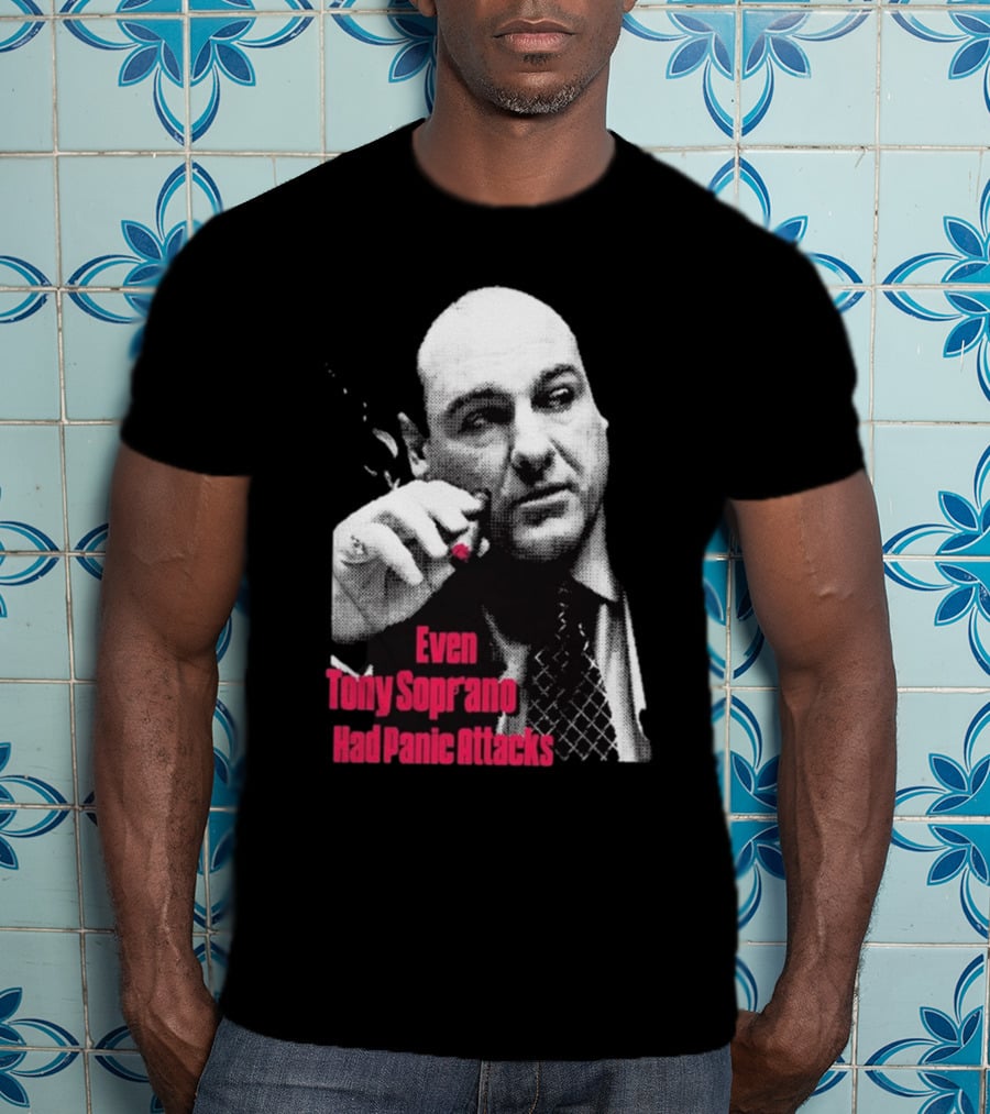 Even Tony Soprano Had Panic Attacks Iconic Image T-Shirt