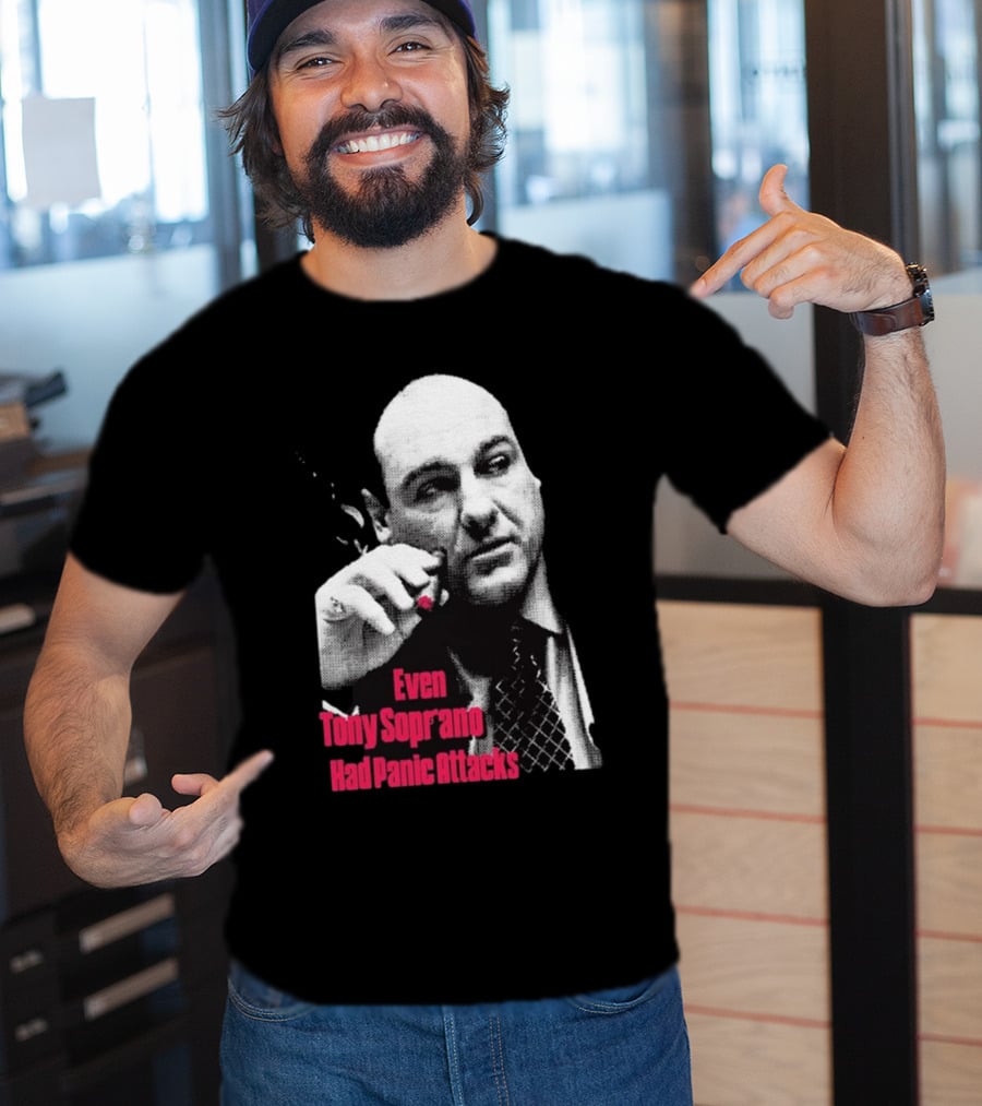 Even Tony Soprano Had Panic Attacks Iconic Image T-Shirt