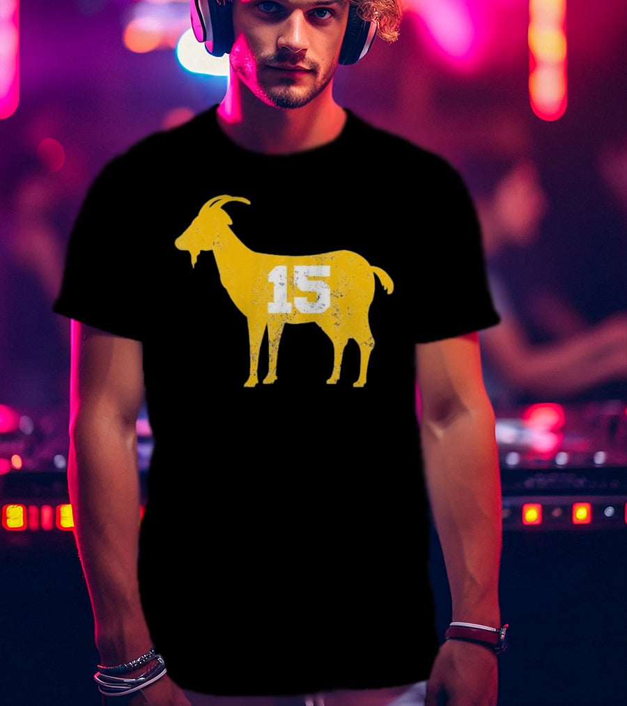 Goat 15 Yellow Silhouette Toddler Fine Jersey T-Shirt