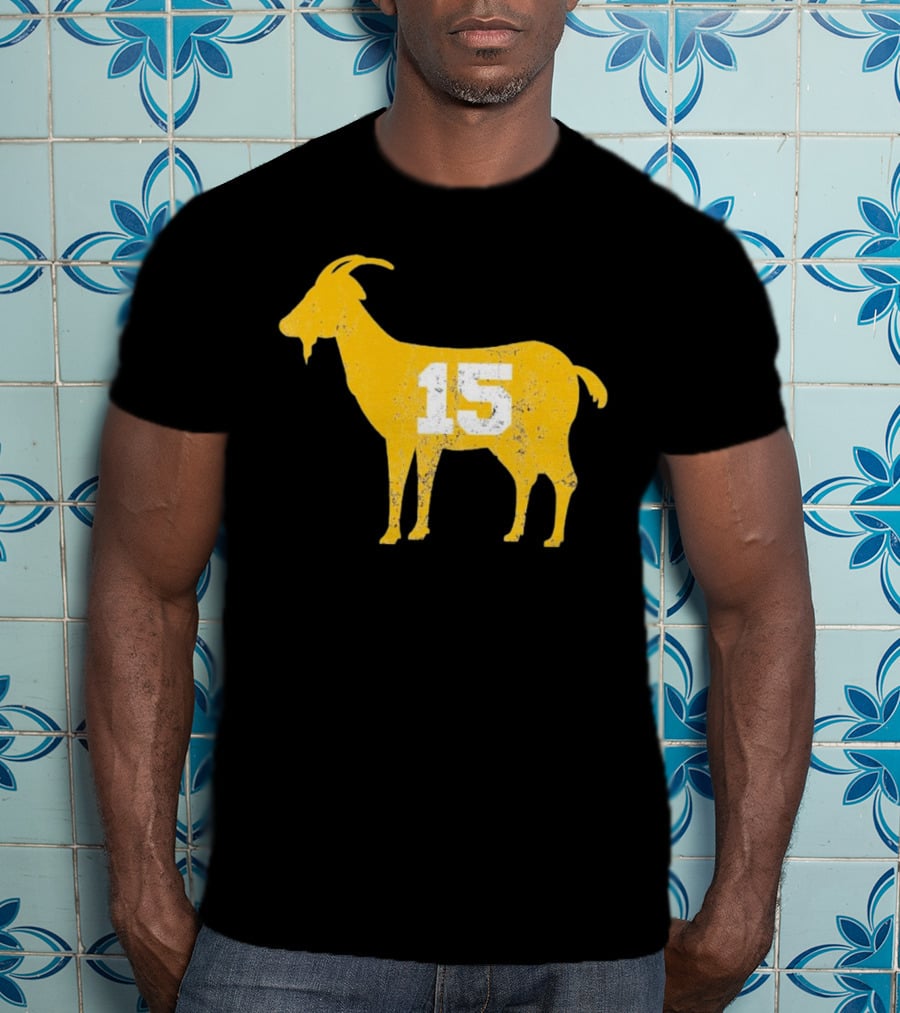 Goat 15 Yellow Silhouette Toddler Fine Jersey T-Shirt