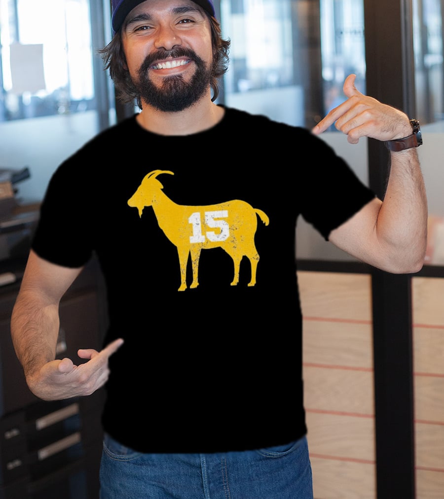 Goat 15 Yellow Silhouette Toddler Fine Jersey T-Shirt