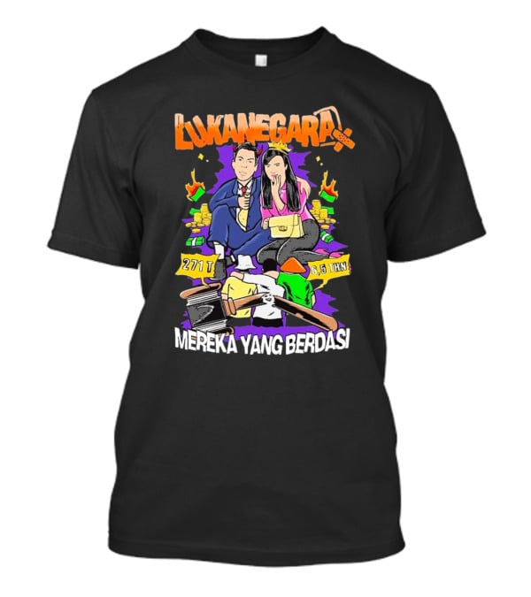 Lukanegara X Mbob Mereka Yang Berdasi 271T 6,5 THN Siram Uang Gavel Bundel Uang T-Shirt