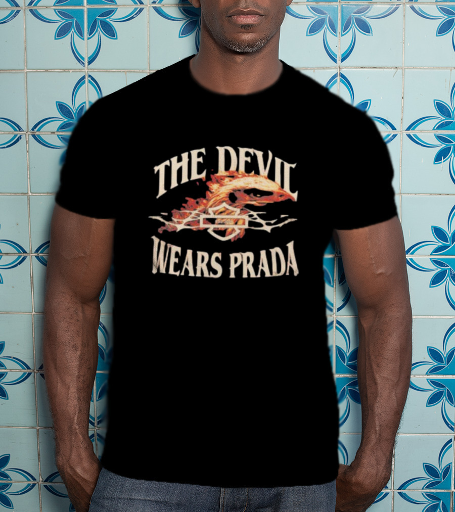 The Devil Wears Prada Harley Flames T-Shirt