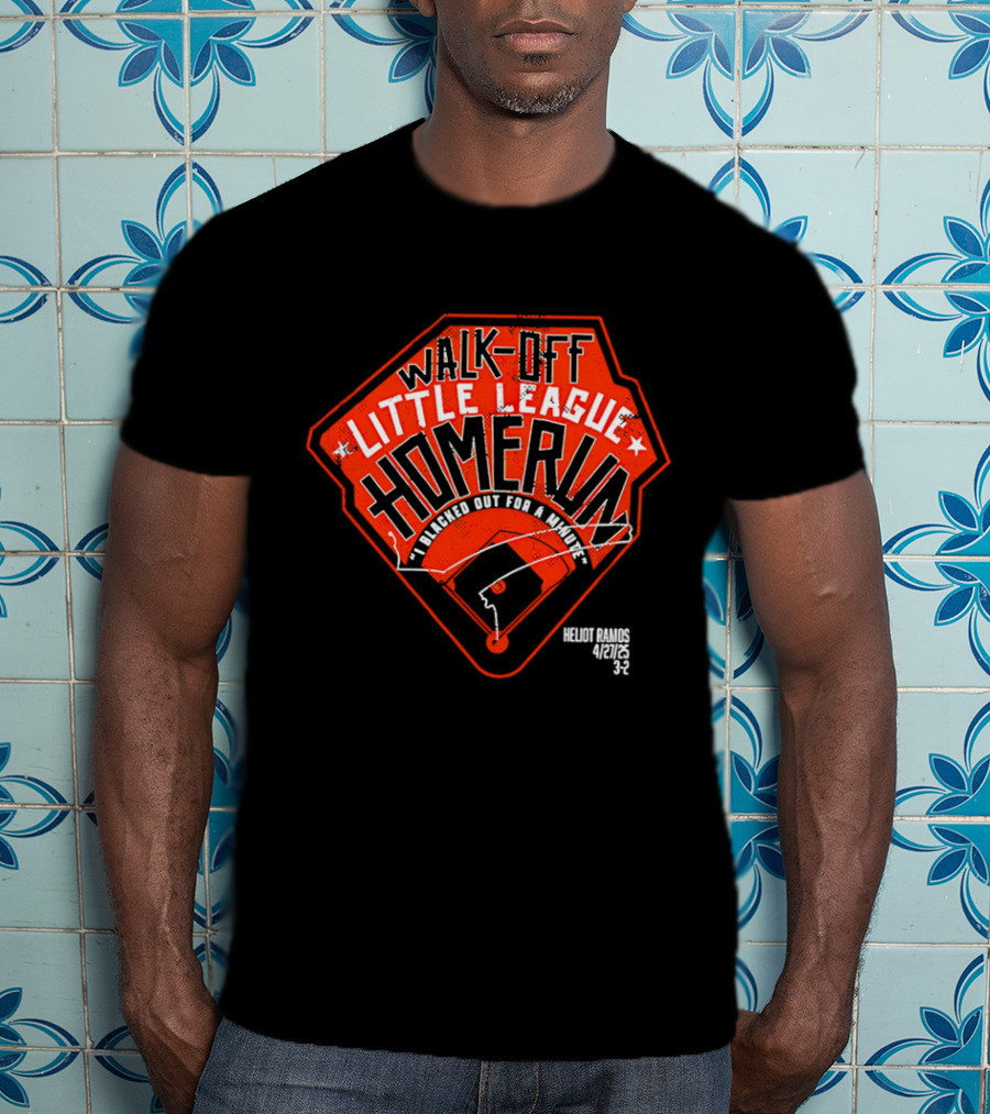 Walk-Off Little League Homerun Heliot Ramos I Blacked Out For A Minute T-Shirt