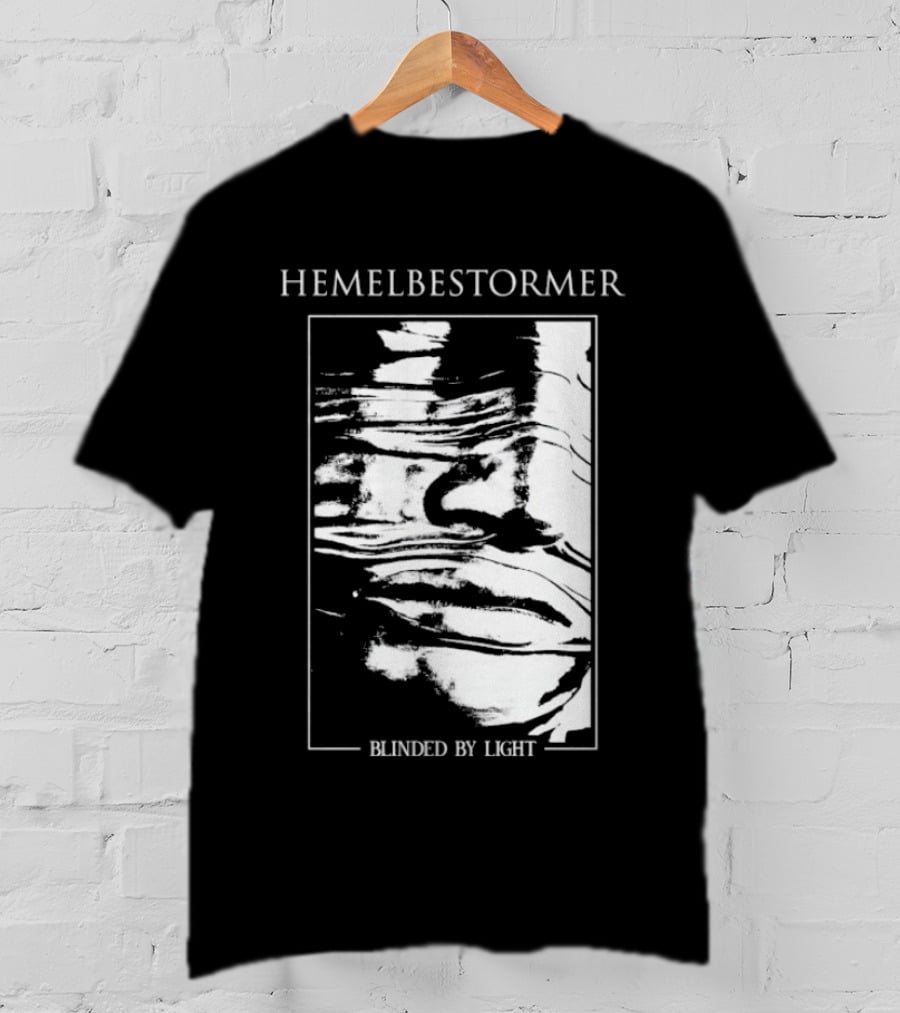 Hemelbestormer Blinded By Light Abstract Black And White Graphic T-Shirt