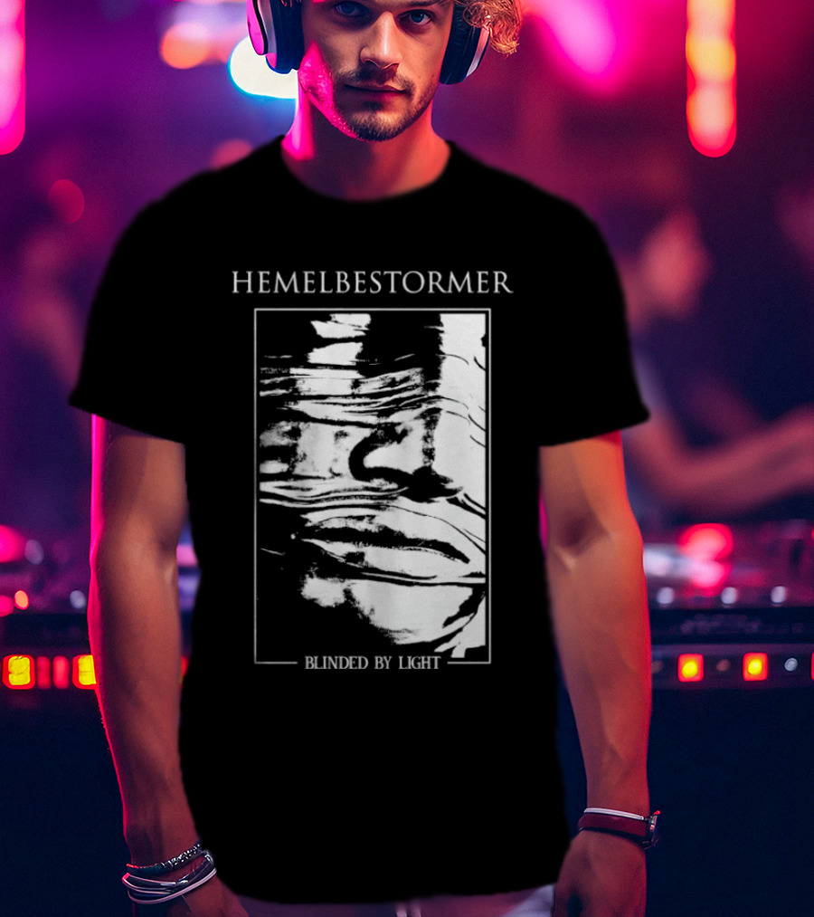 Hemelbestormer Blinded By Light Abstract Black And White Graphic T-Shirt