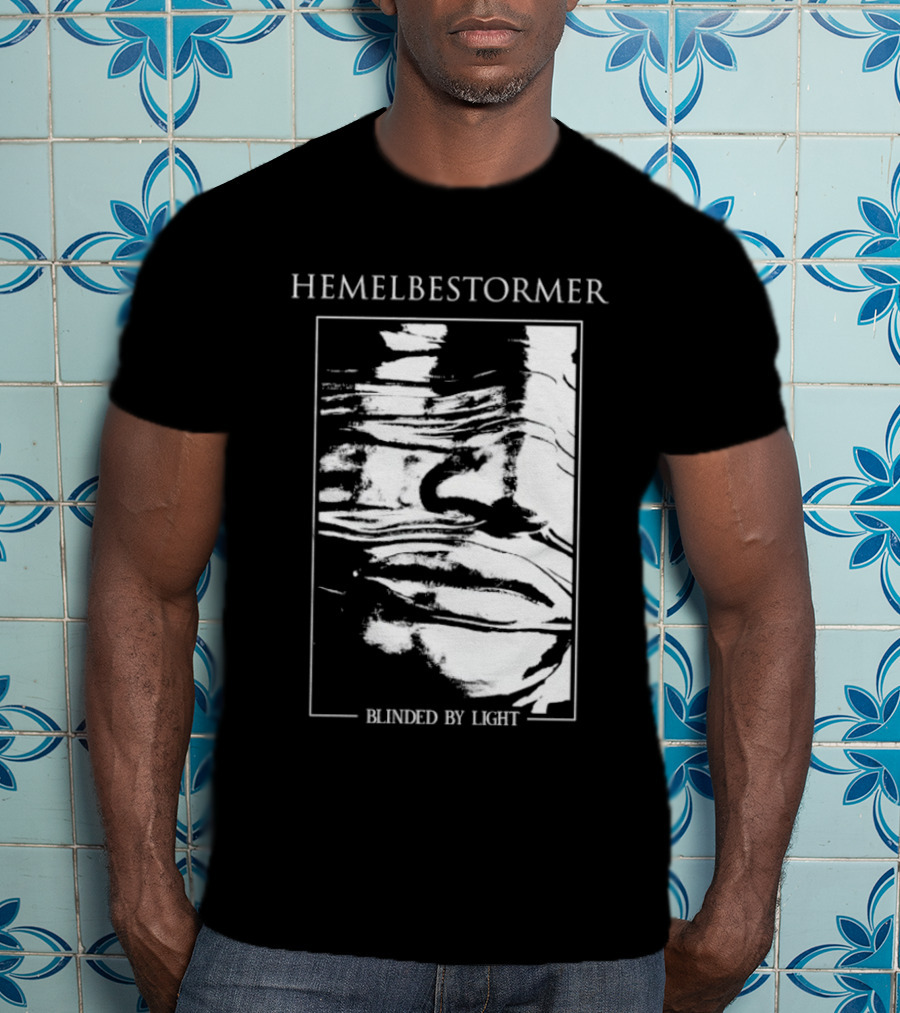 Hemelbestormer Blinded By Light Abstract Black And White Graphic T-Shirt
