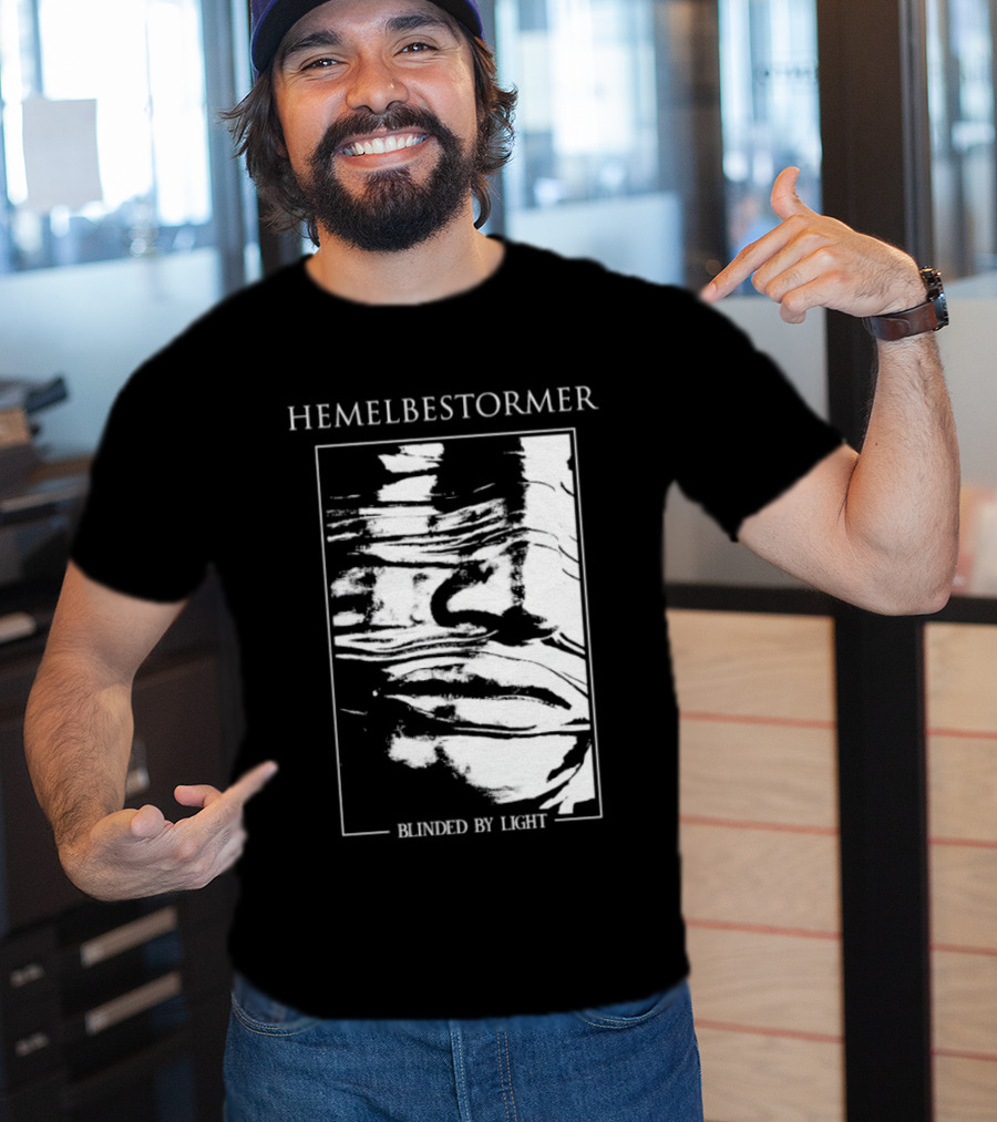 Hemelbestormer Blinded By Light Abstract Black And White Graphic T-Shirt