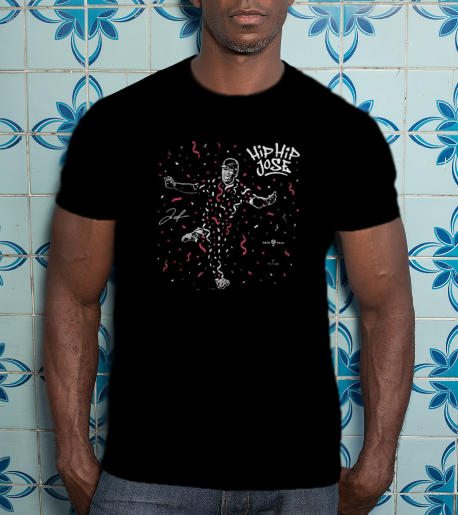 Hip Hip Jose Confetti Celebration Sports Icon T-Shirt