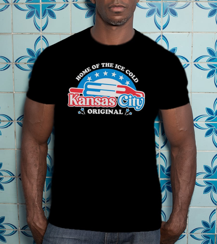 Home Of The Ice Cold Kansas City Original Popsicle Stars T-Shirt