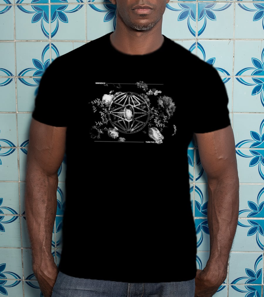 "Imminence Turn The Light On Album Geometric Distressed Symbol" T-Shirt