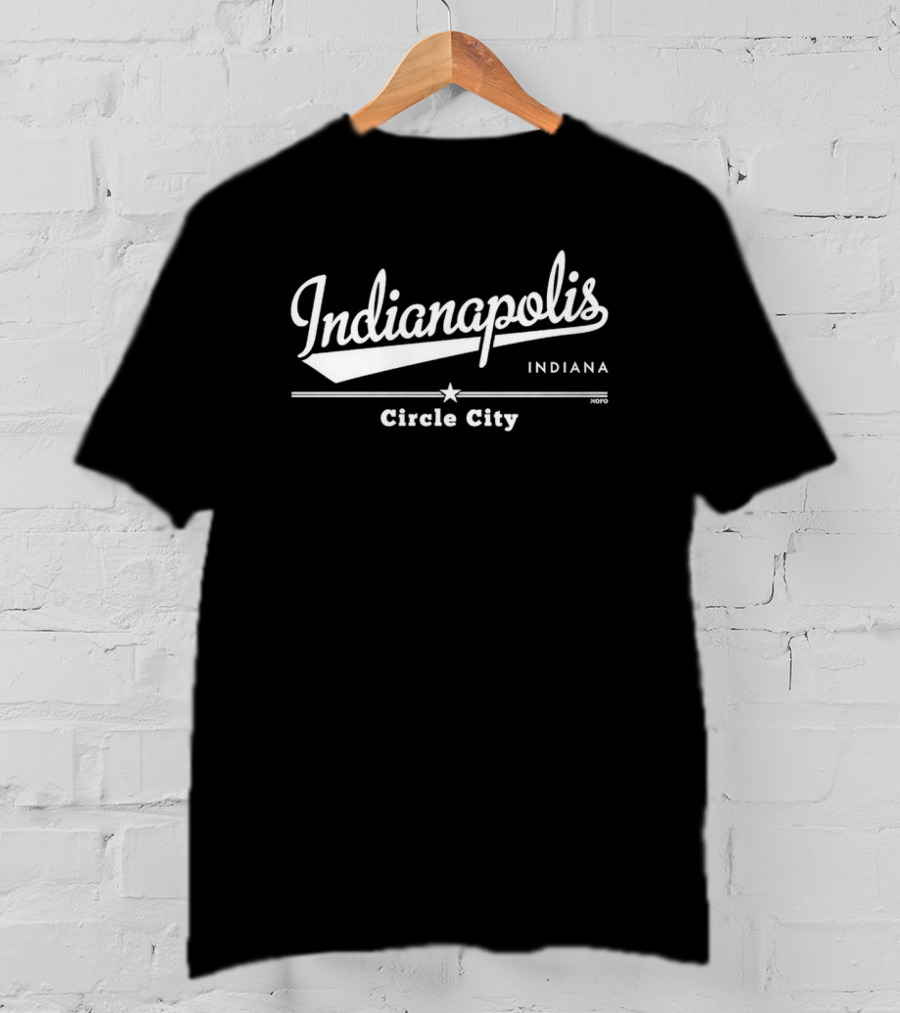 Indianapolis Indiana Circle City Iconic Star Tee T-Shirt