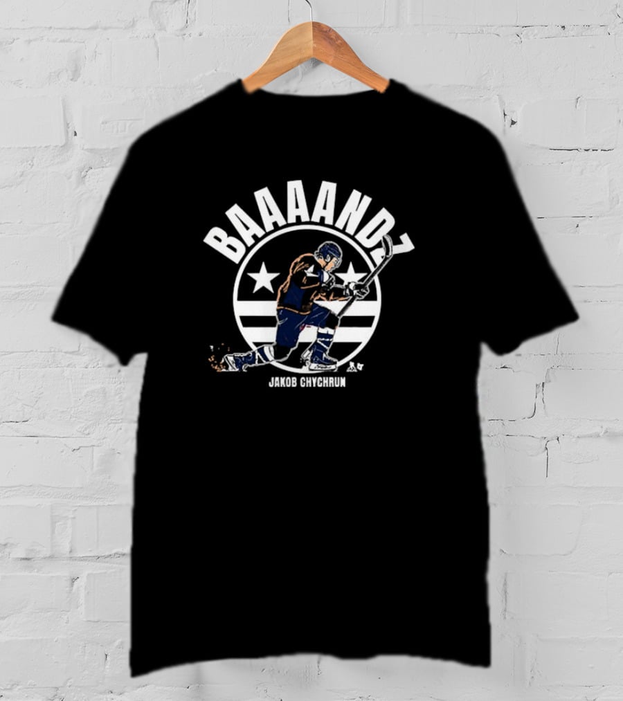 BAAANDZ Jakob Chychrun Hockey Star Design T-Shirt