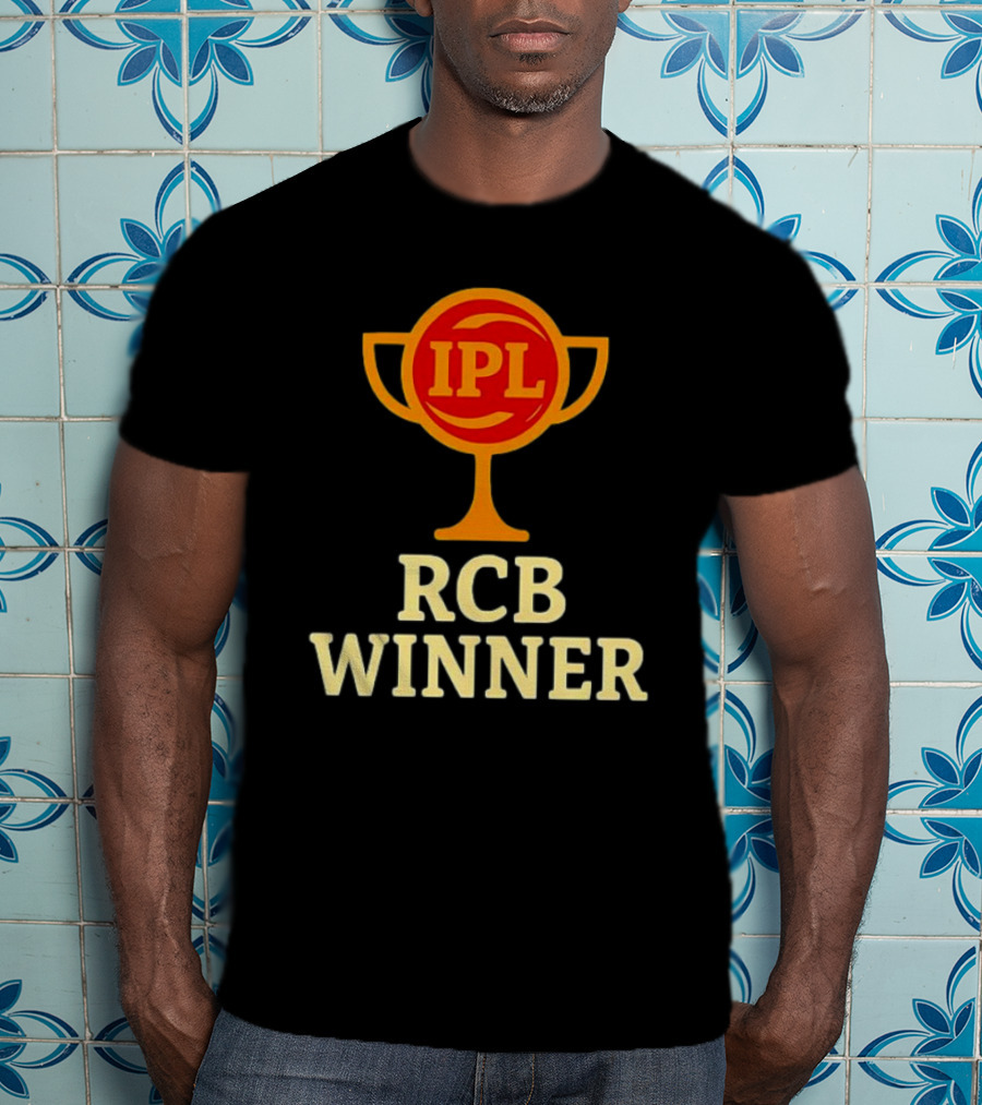 IPL RCB Winner Trophy Celebration T-Shirt