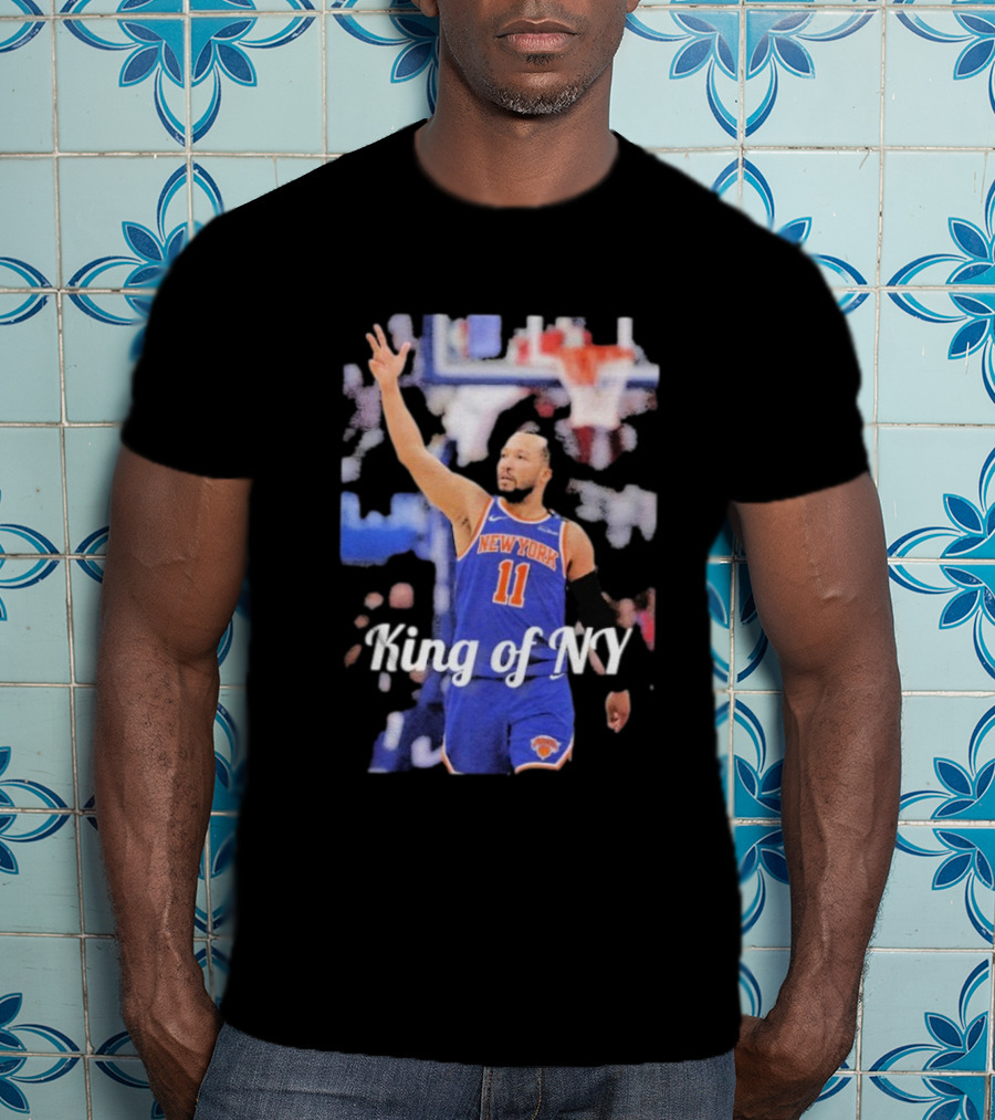 Jalen Brunson 11 New York Knicks King Of NY T-Shirt