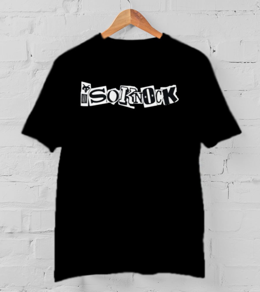 Isoknock Sd4evr Text Collage Style T-Shirt