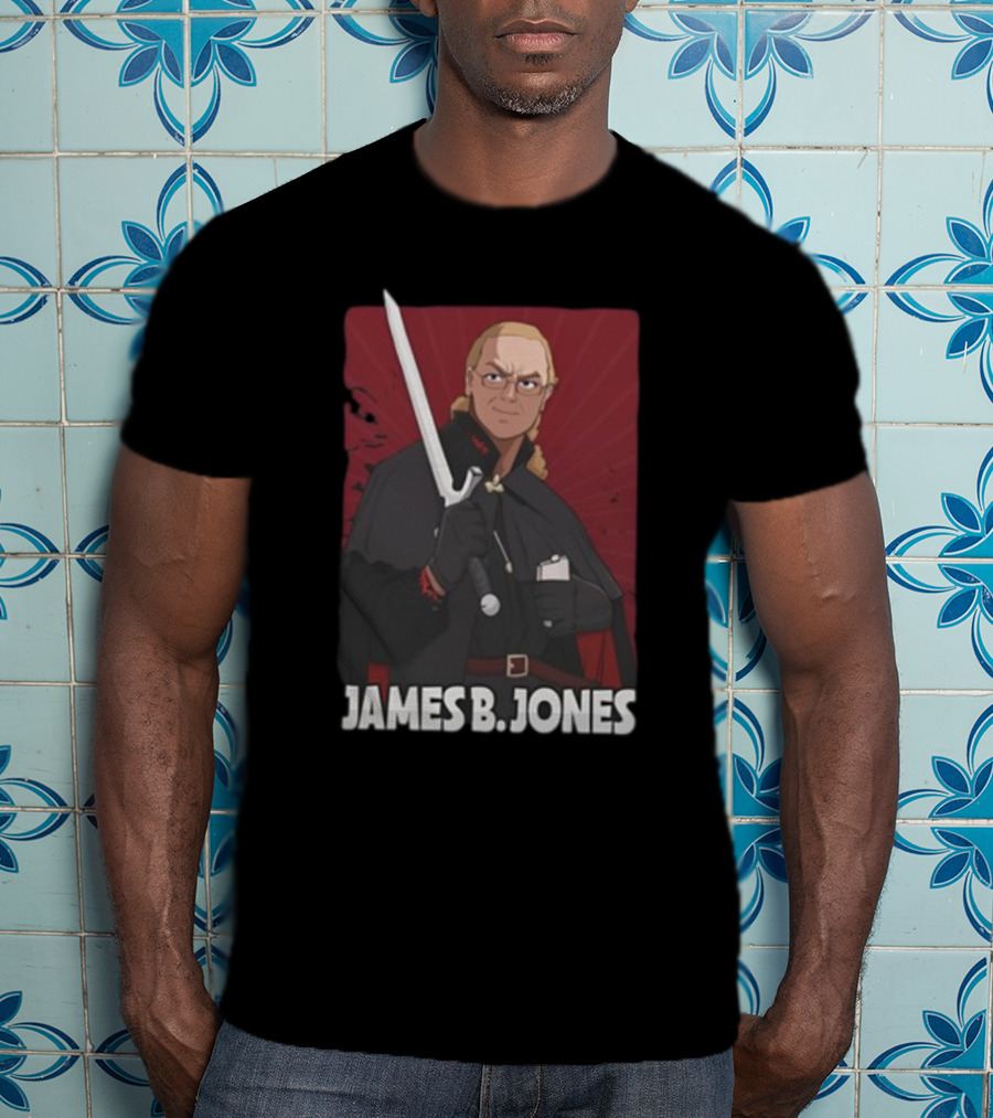 James B. Jones Anime Sword Warrior T-Shirt