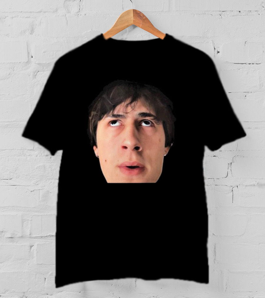 ``` James Clark Looking Up Expression Face ``` T-Shirt