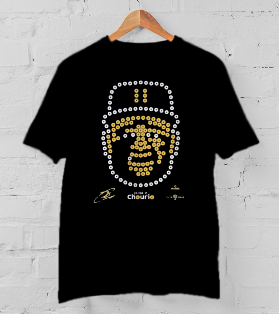 Jackson Chourio 11 Bead Face Design T-Shirt