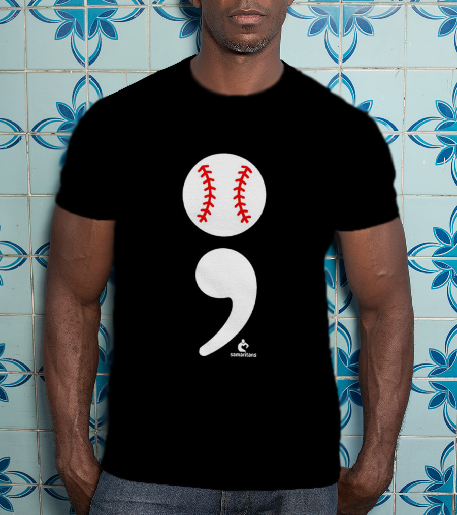 Jarren Duran The Game Isn’t Over Baseball Semicolon Symbol T-Shirt