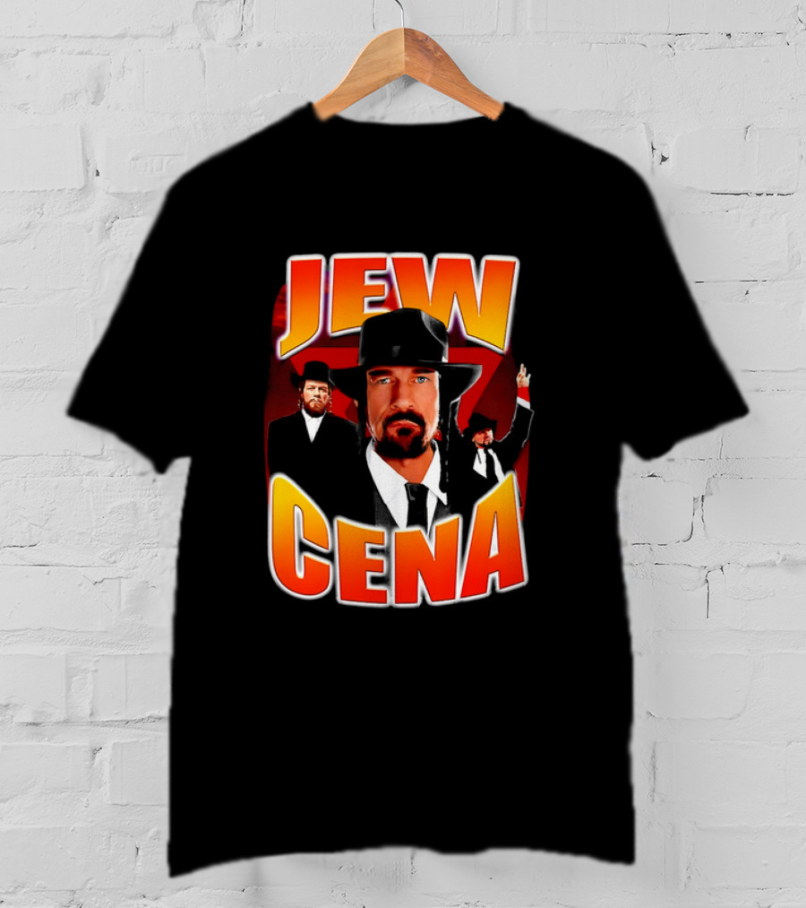 Jew Cena Fedora Hat Jewish Attire Ensemble T-Shirt