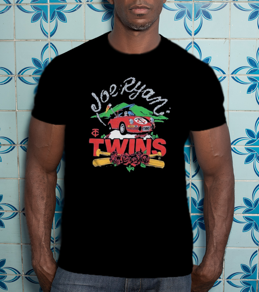 Joe Ryan Grateful Dead Road Trip Minnesota Twins Baseball Roses T-Shirt