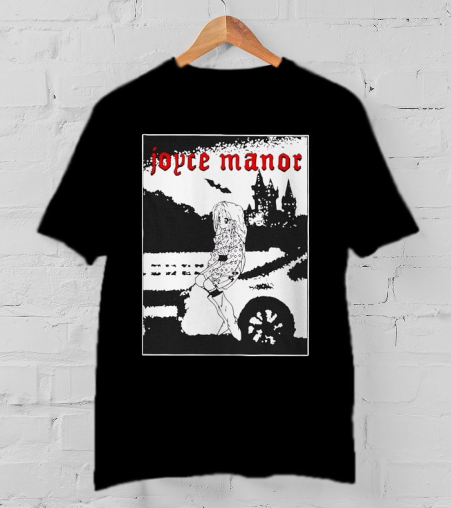 Joyce Manor Castle Anime Girl And Bat T-Shirt