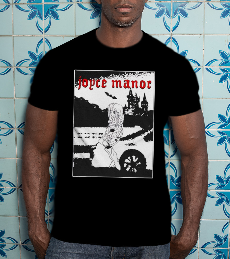 Joyce Manor Castle Anime Girl And Bat T-Shirt