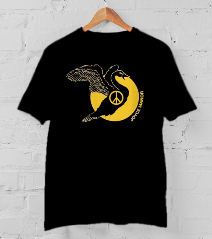 Joyce Manor Peace Swan With Peace Symbol Circle T-Shirt