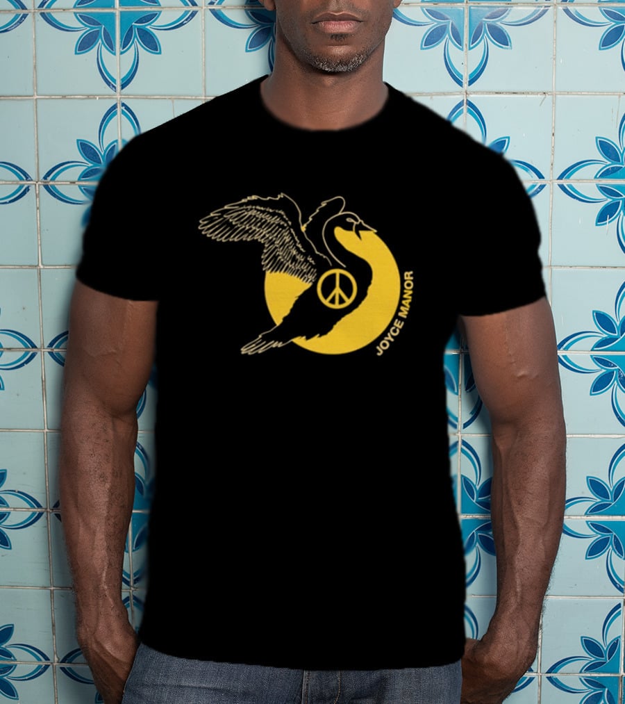 Joyce Manor Peace Swan With Peace Symbol Circle T-Shirt