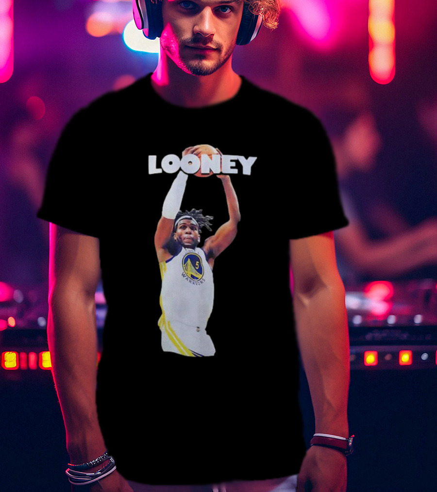 Looney Basketball Action Golden State Warriors 5 T-Shirt