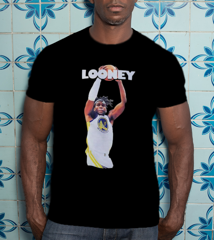 Looney Basketball Action Golden State Warriors 5 T-Shirt