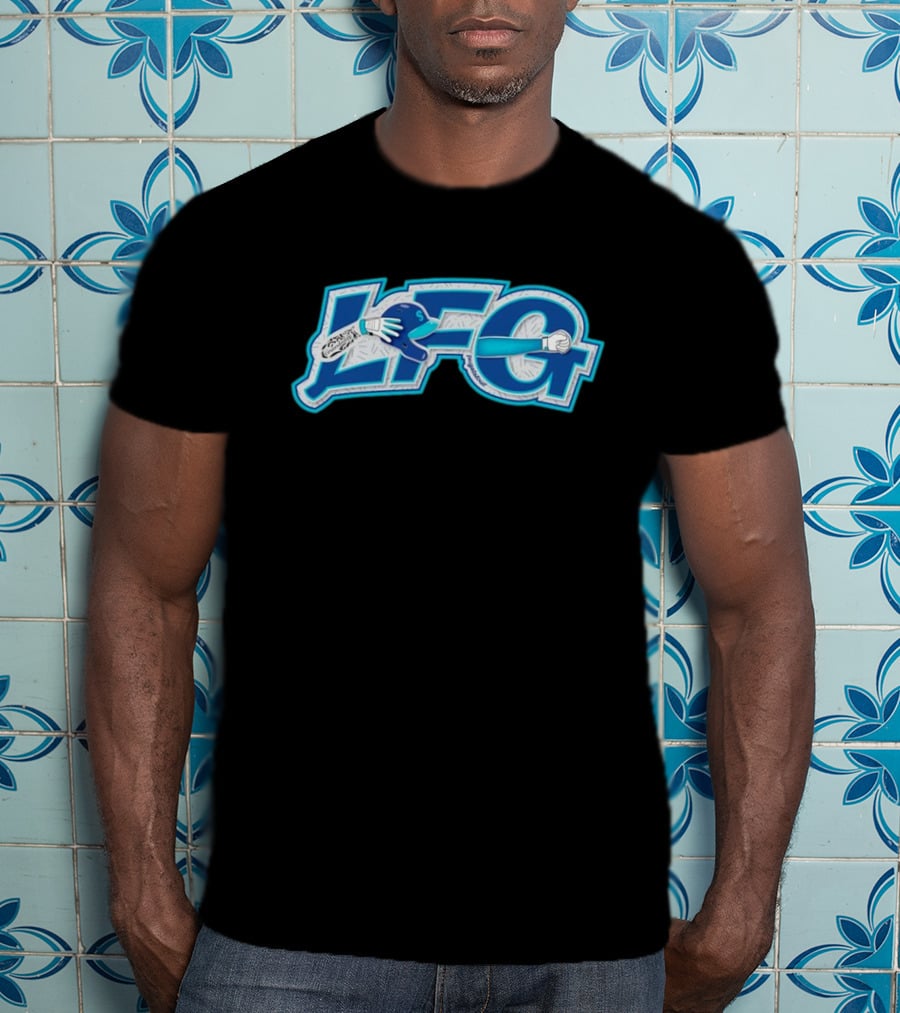 LFG Crawdaddy Seattle Mariners Baseball Helmet And Bat Graphic T-Shirt