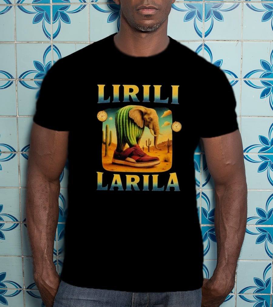 Lirili Larila Elephant Cactus Sneakers Desert S T-Shirt