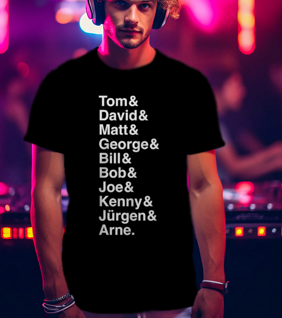 Liverpool FC 10 Coach Names Tom David Matt George Bill Bob Joe Kenny Jürgen Arne League Winning Managers T-Shirt