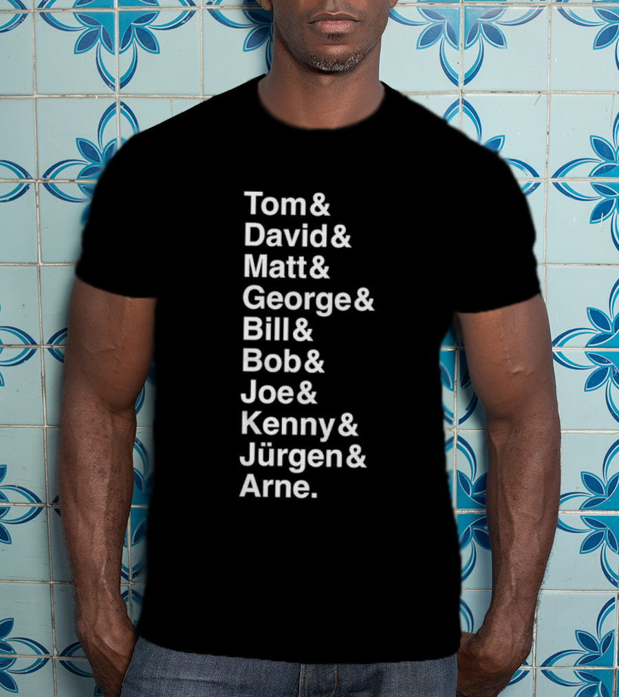 Liverpool FC 10 Coach Names Tom David Matt George Bill Bob Joe Kenny Jürgen Arne League Winning Managers T-Shirt