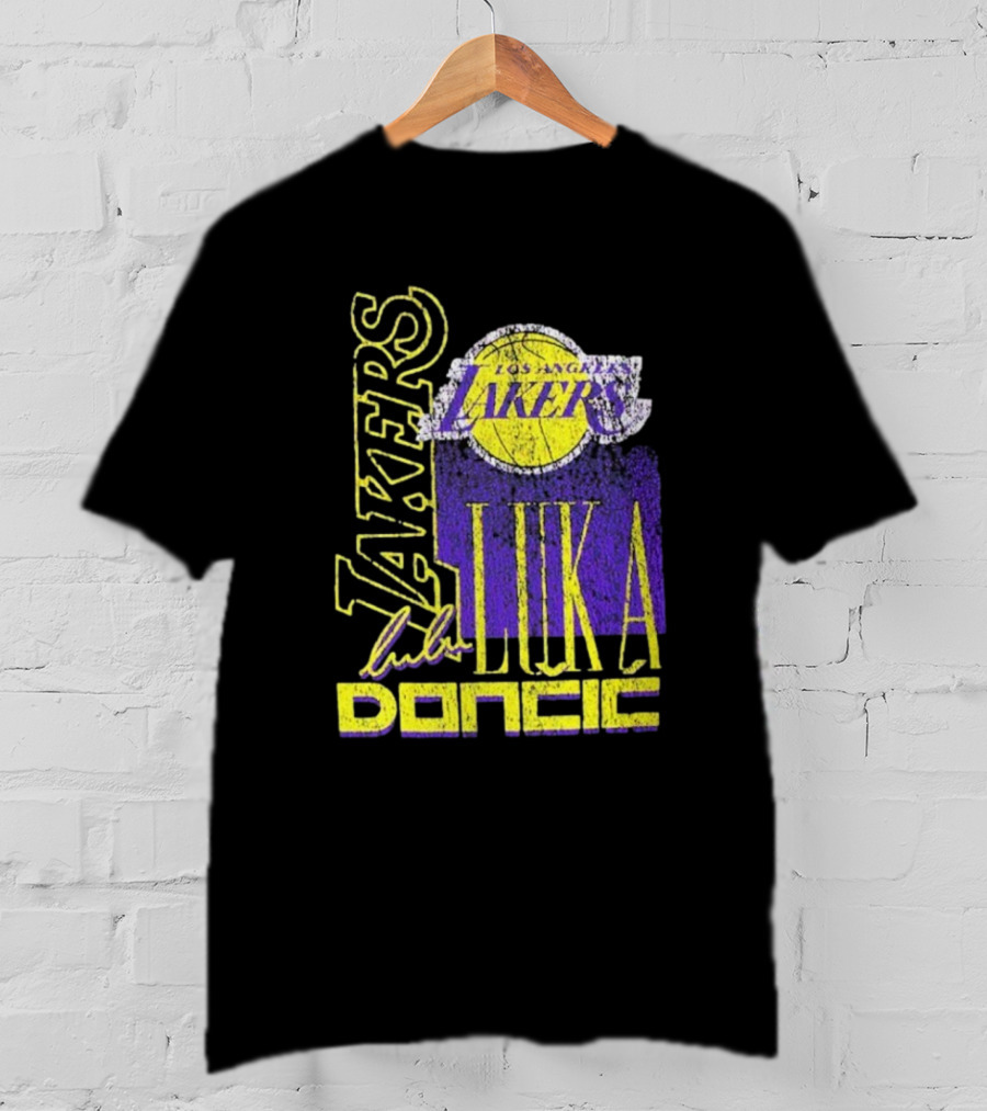 Los Angeles Lakers Luka Doncic NBA Player New Era T-Shirt