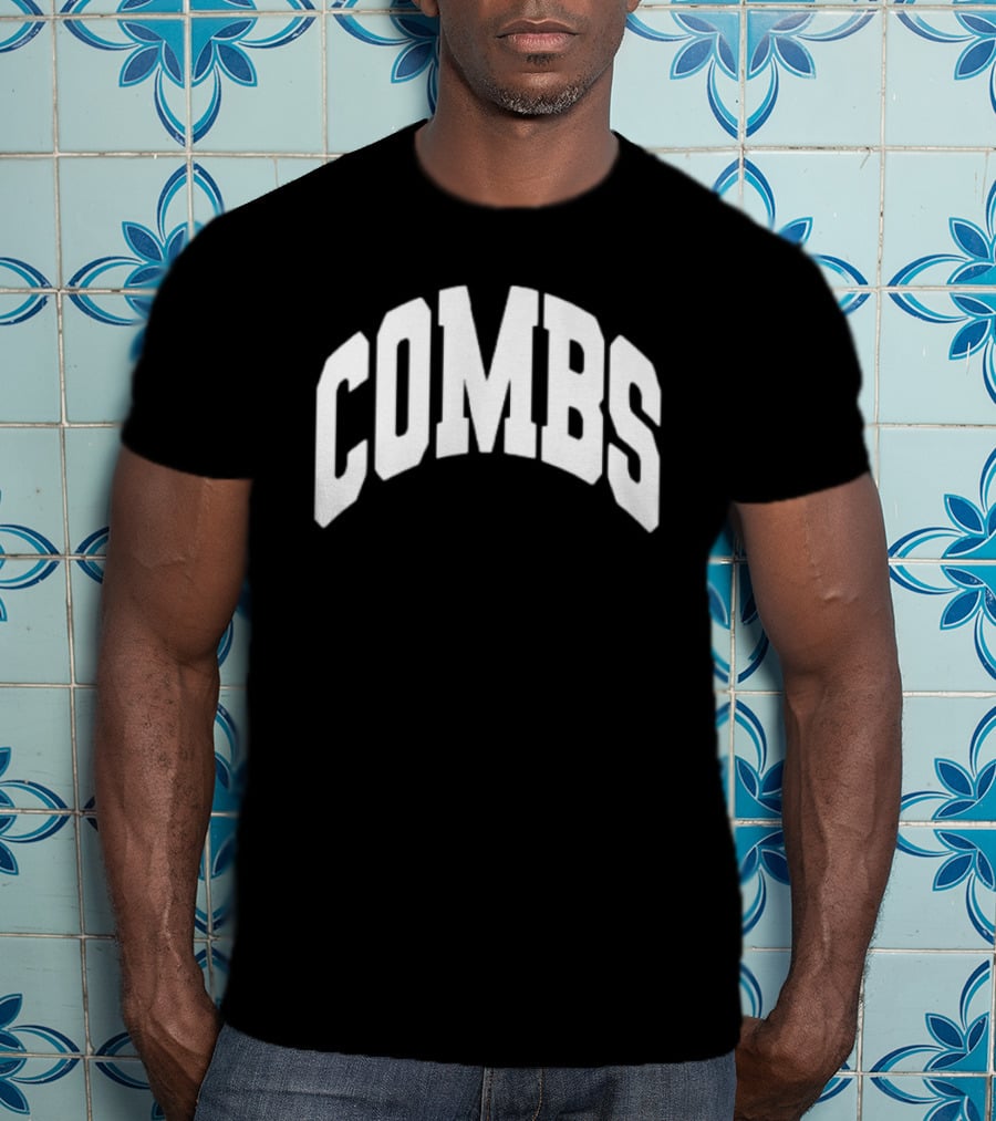 Luke Combs Merch Combs Arched 3D Lettering T-Shirt
