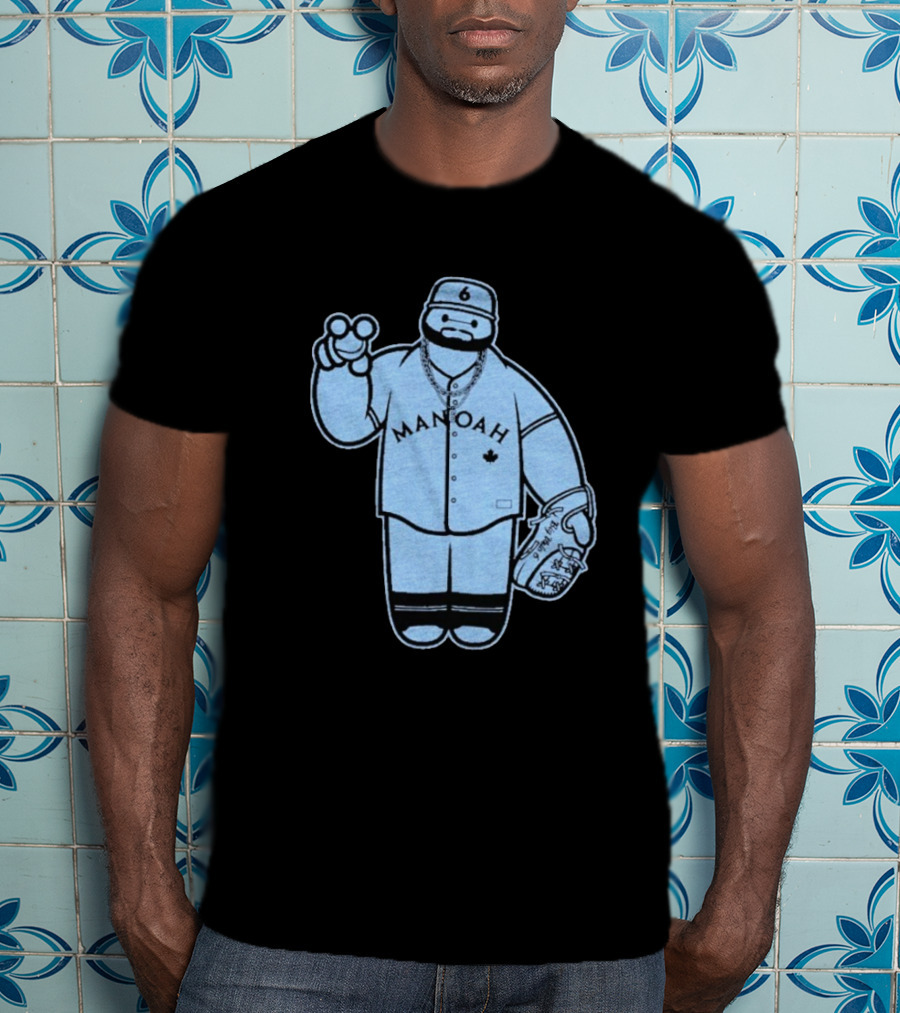 Manoah 6 Baseball Character Sports Graphic T-Shirt