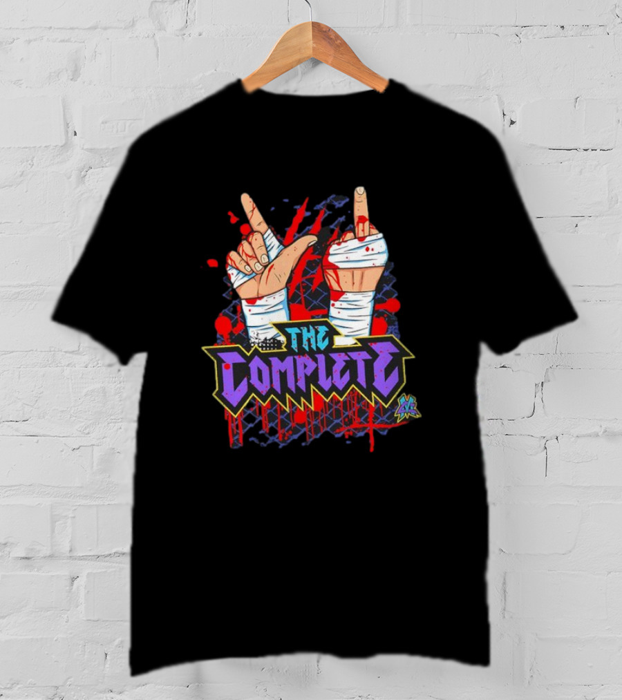 The Complete Matt Cardona Wrestling Tribute With Bloody Bandaged Hands T-Shirt
