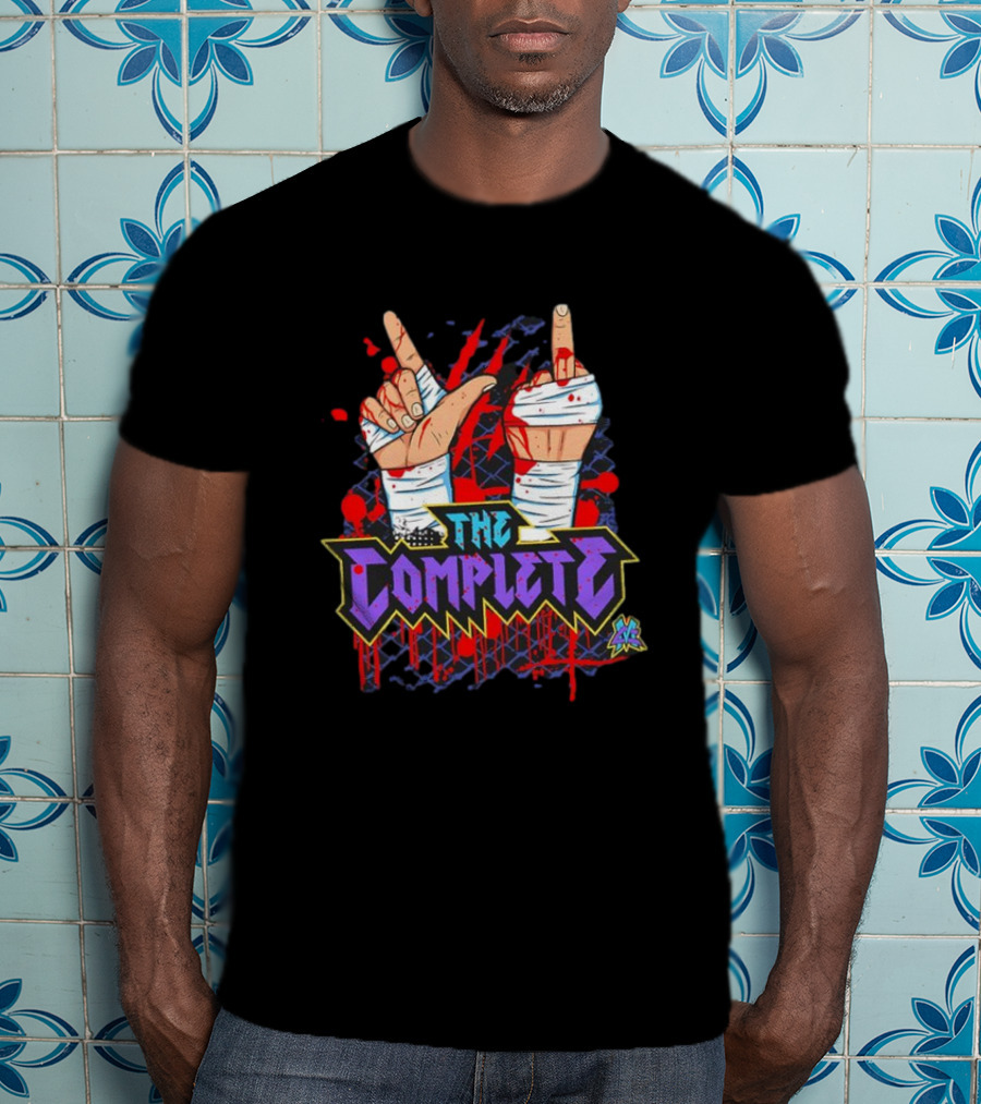 The Complete Matt Cardona Wrestling Tribute With Bloody Bandaged Hands T-Shirt