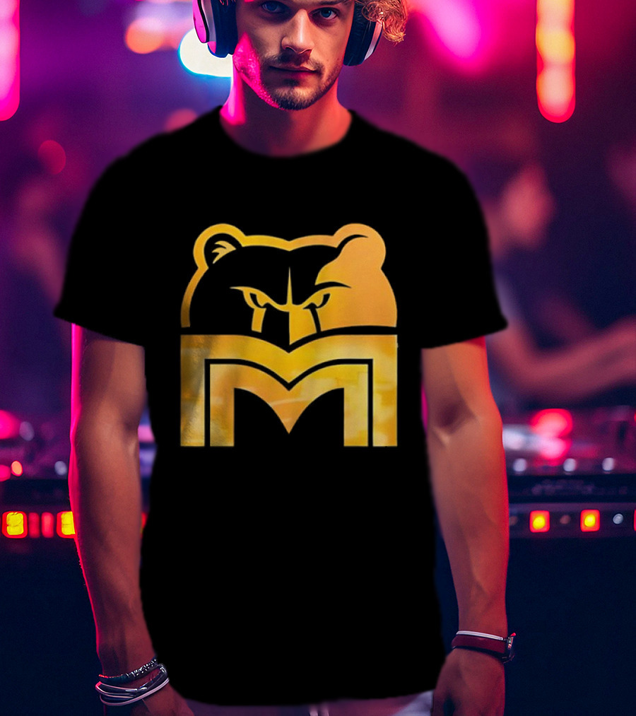 Memphis Grizzlies Playoff Pick Em 2025 Bear Head Logo T-Shirt