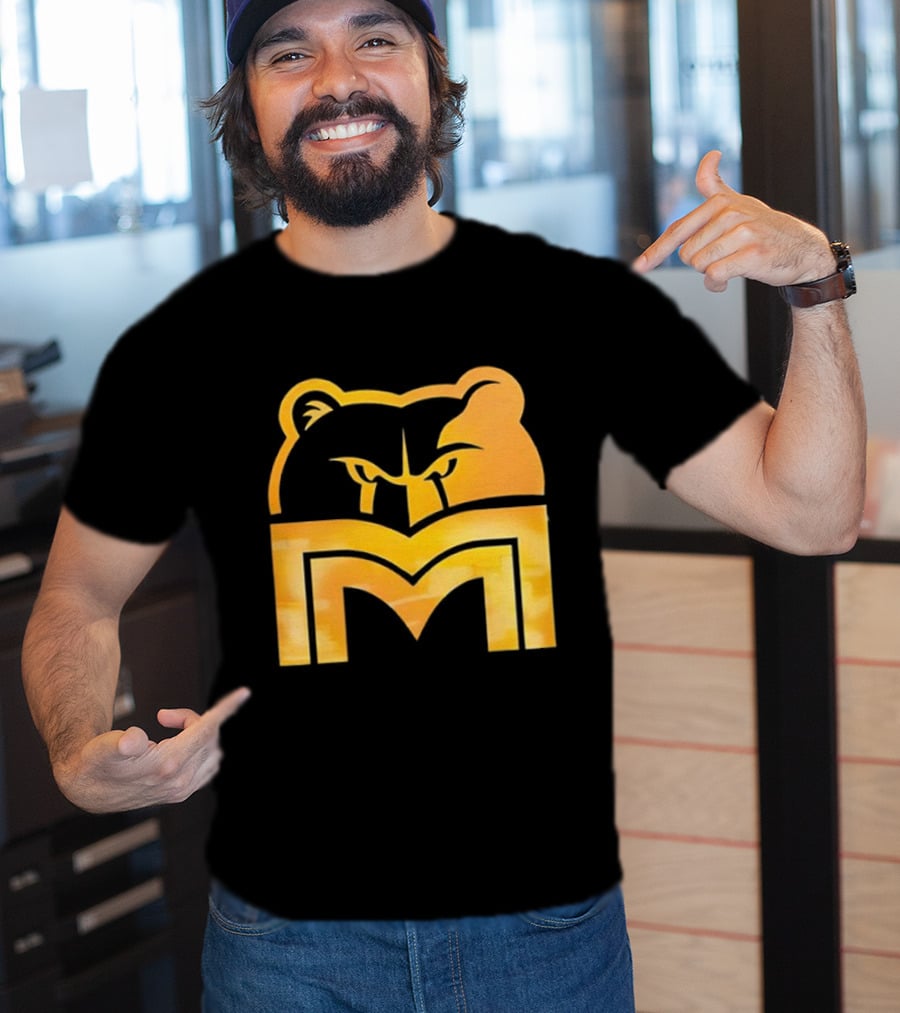 Memphis Grizzlies Playoff Pick Em 2025 Bear Head Logo T-Shirt