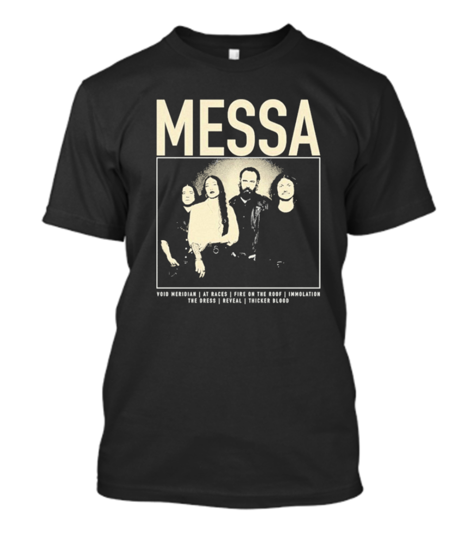 Messa Foxglove At Once Face On The Sand Unsolation The Drill I Dread Thicker Blood T-Shirt