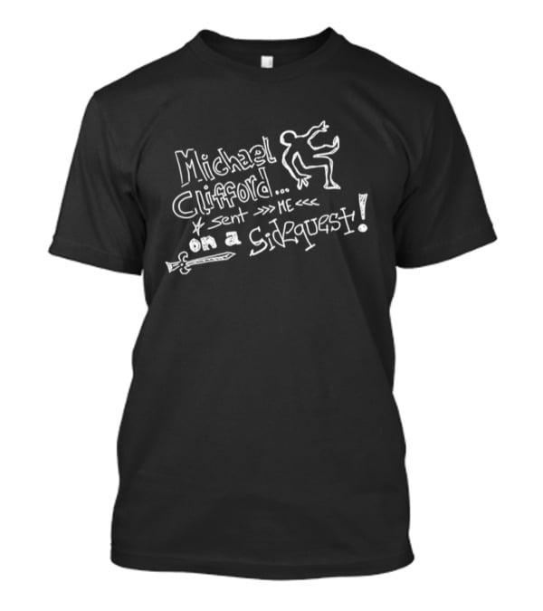 Michael Clifford Sent Me On A Sidequest Stick Figure Sword Adventure T-Shirt