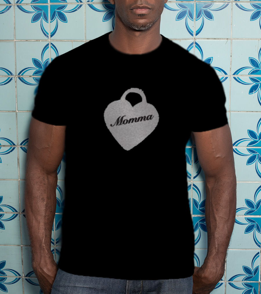 Momma Heart Charm T-Shirt